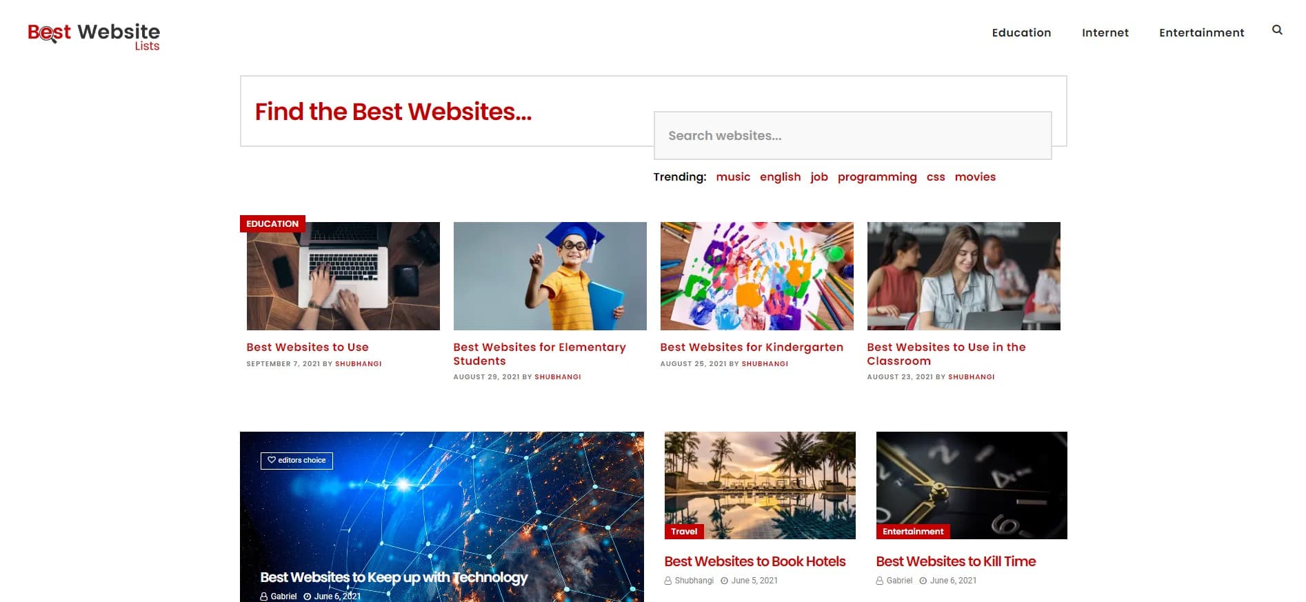 Best Website Lists